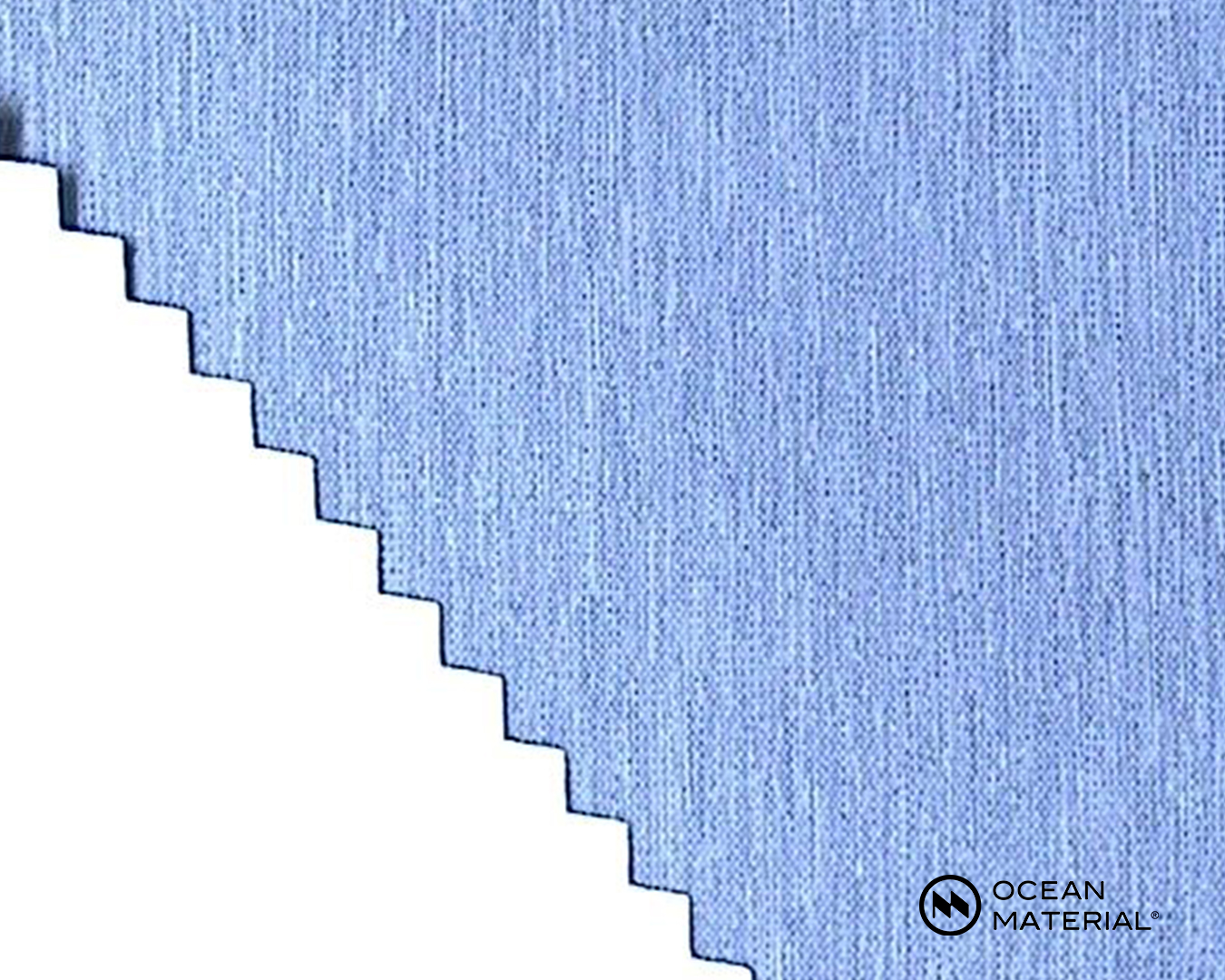 Recycled ocean-bound stretch polyester textile – flexible